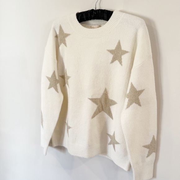 Skies are blue Star Pattern Sweater S - Picture 2 of 8